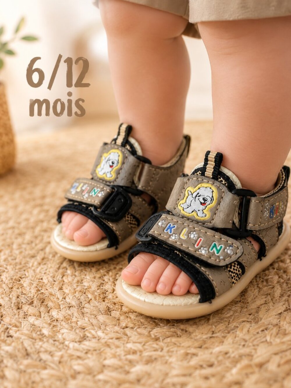 Baby Sandals 6–12 Months  | Comfortable Summer Shoes